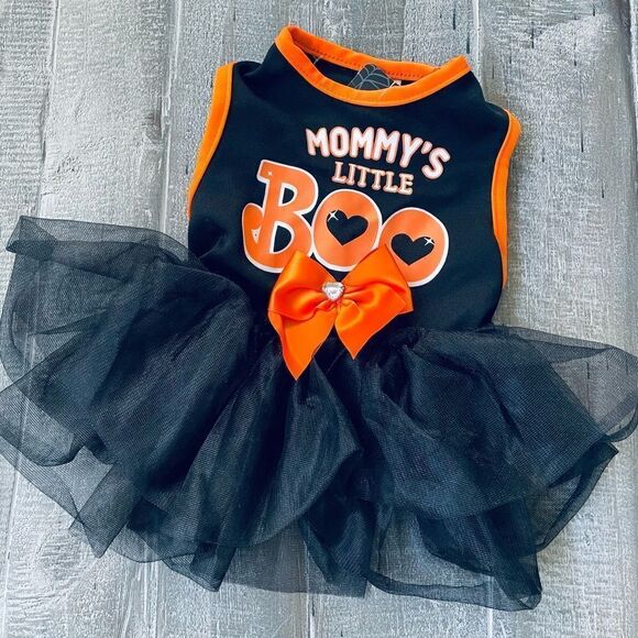 Mommy’s Little Boo Halloween Dog Dress - Picture 1 of 5